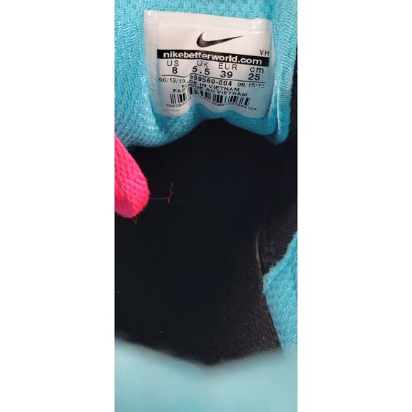 Nike Dual Fusionlite Black Pink Neon Running Shoes 599560-004 Women’s Size 8 - Picture 9 of 9